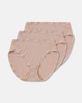 SPANXsmoothâ„¢ Fit-To-You Modal Hi-Leg Brief 3-Pack Box | Champagne Beige